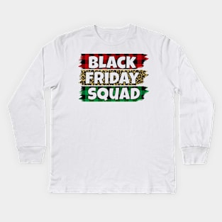 Black Friday Squad Kids Long Sleeve T-Shirt